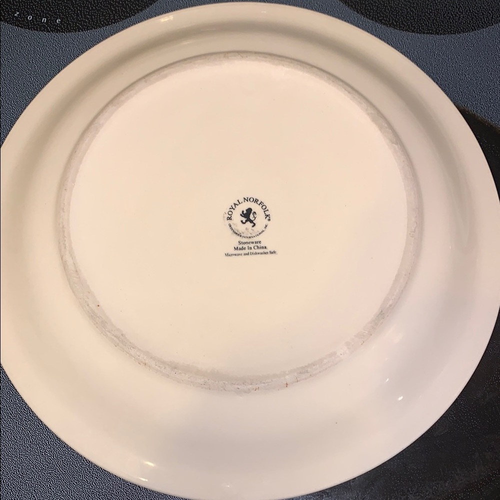 Royal Norfolk vintage colorful Dinner Plate - Picture 4 of 6